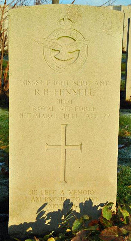 F/Sgt Roy Barton Fennell<br/><br /><br />died March 31st, 1944